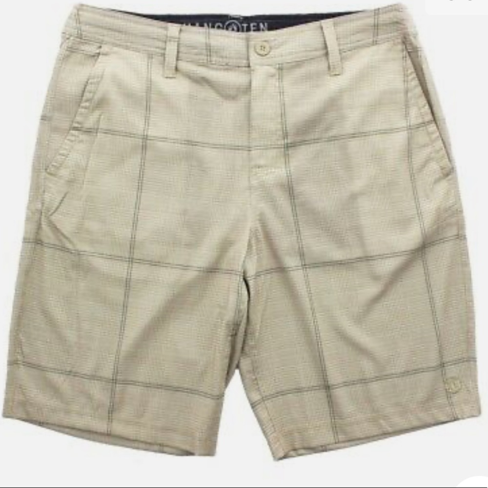 Hang Ten Mens Adjustable 4 Pocket Cruze Hybrid Lightweight Casual Shorts